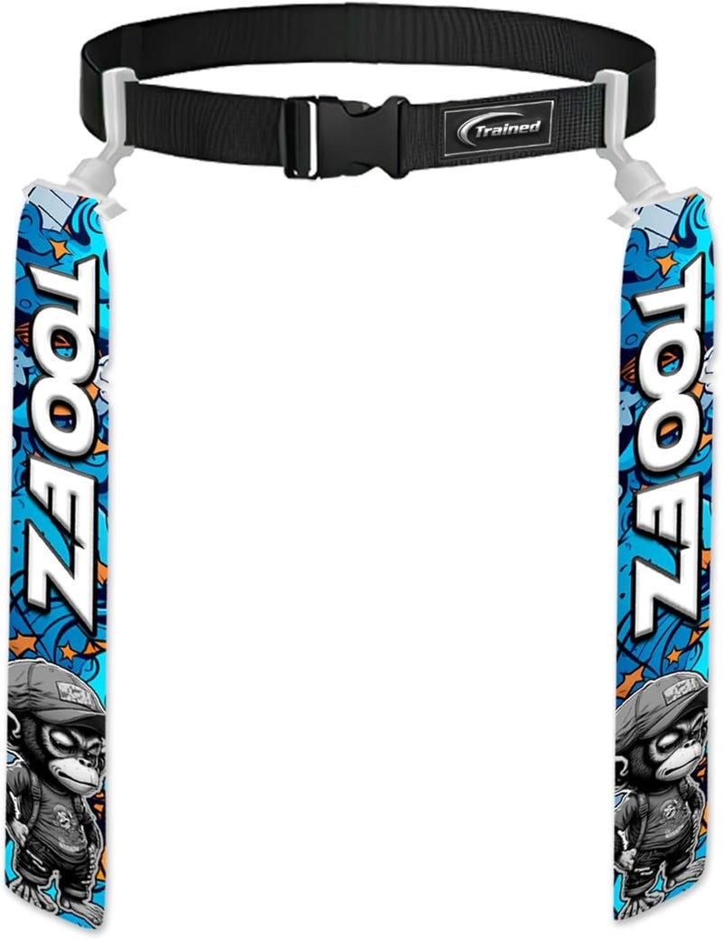 Trained Custom Flag Football Belt Set Includes 2 Pop Flag Football Flags and Belt | Durable Adult Flag Football Belts - Image 2